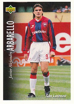 Javier Arbarello San Lorenzo 1995 Upper Deck Futbol Argentina #79
